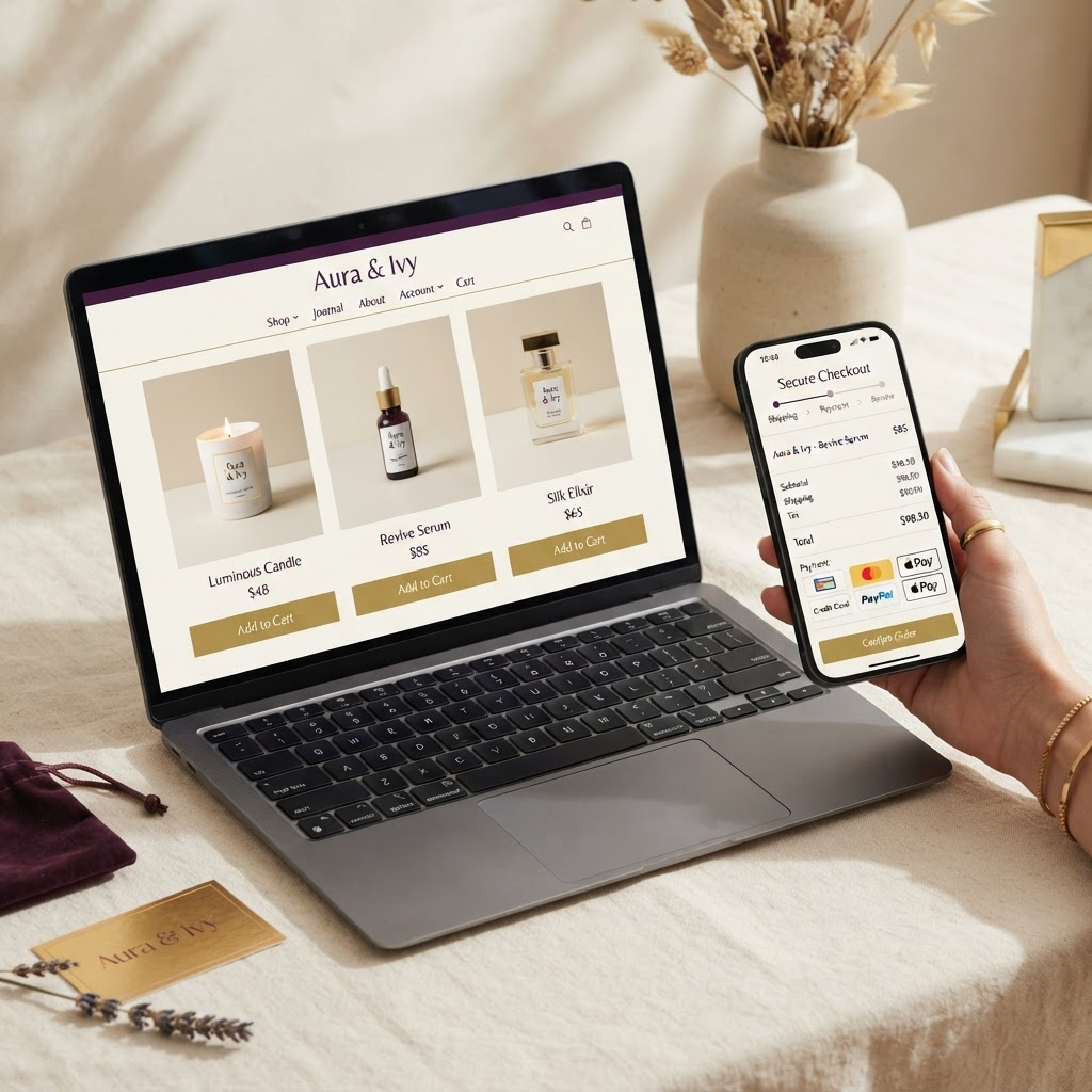 Aperçu du projet Boutique en ligne
