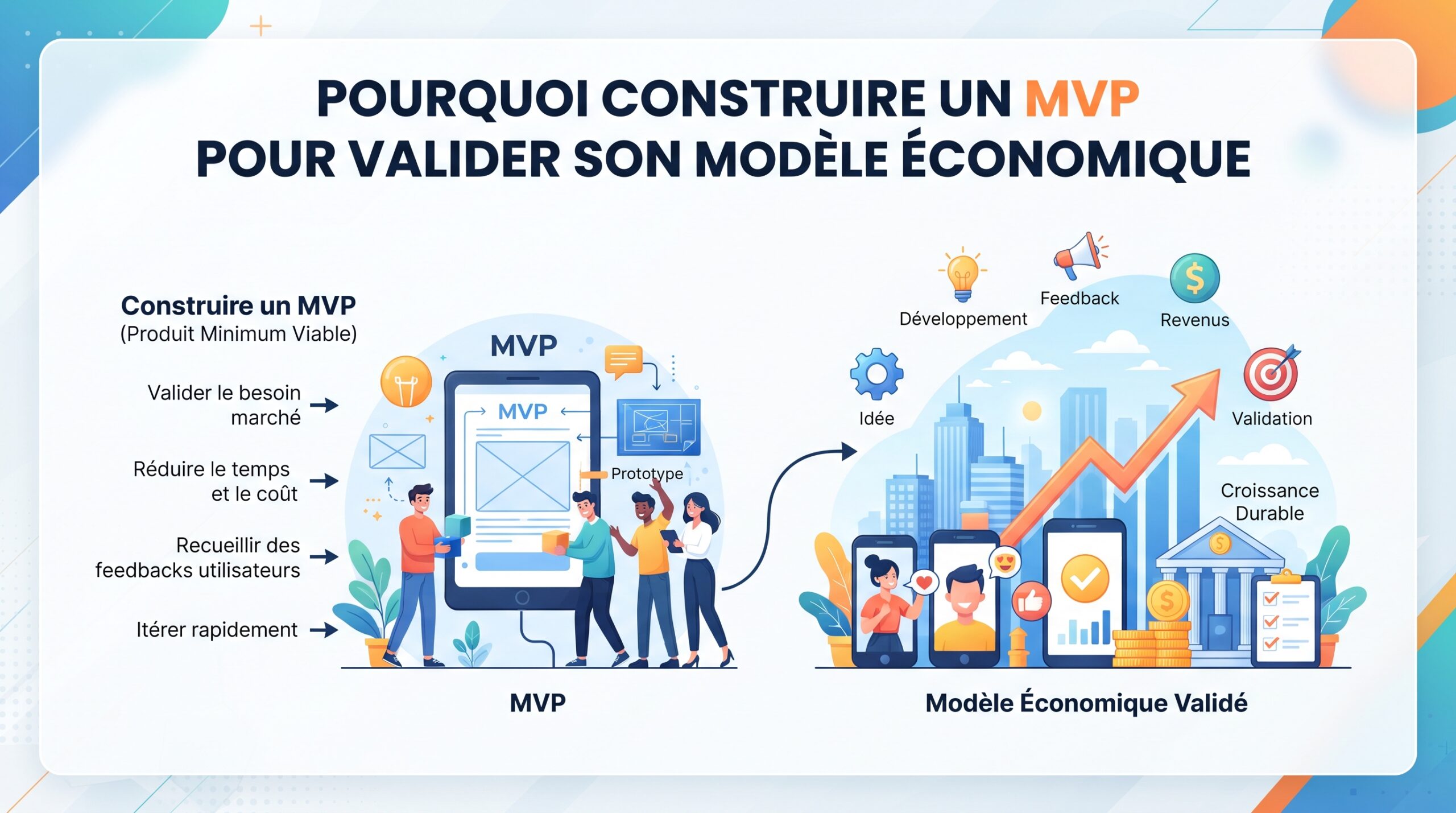 Pourquoi construire un MVP pour valider son modèle économique