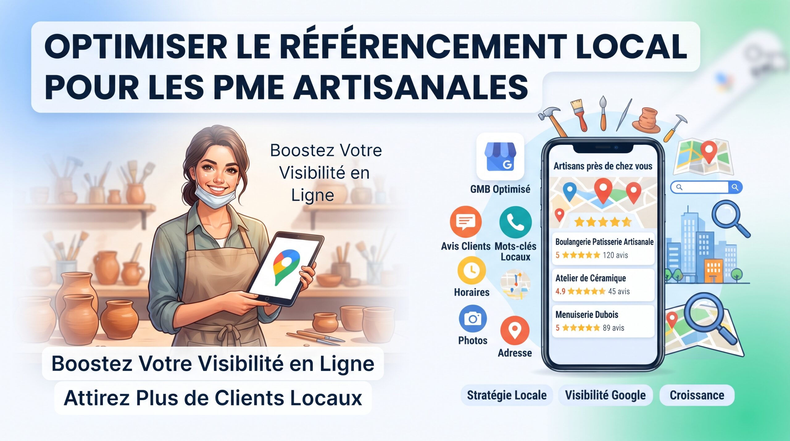 Optimiser le référencement local pour les PME artisanales